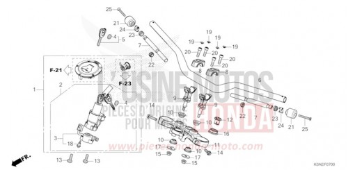 ROHRGRIFF/OBERE BRUECKE CBF300NAN de 2022